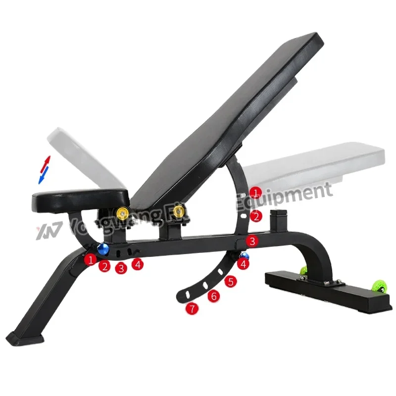 Commercial free weight lifting super bench fitness equipment wholesale