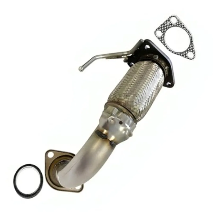 

Stainless Steel Exhaust Front Flex Pipe Compatible for Honda Accord 20032007 2.4L with Free Gaskets Included Durable Automotive