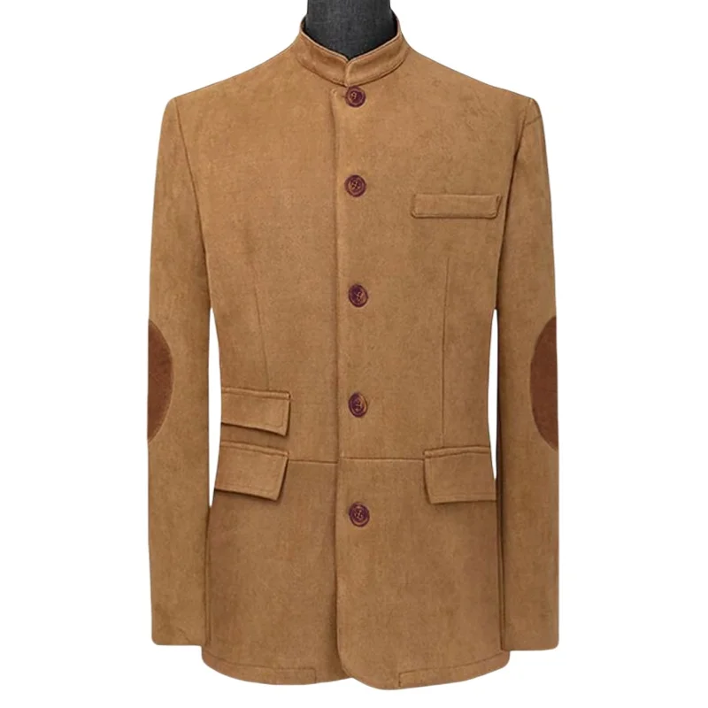 

2025 Autumn New European and American Men's Commuting Single Breasted Casual Suit Jacket Blazers Coat for Men