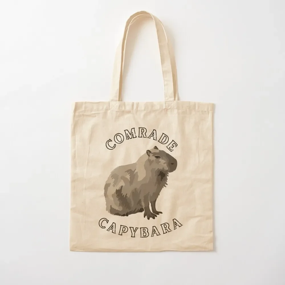 

Comrade Capybara Tote Bag custom bags cute tote bag Tote Bag