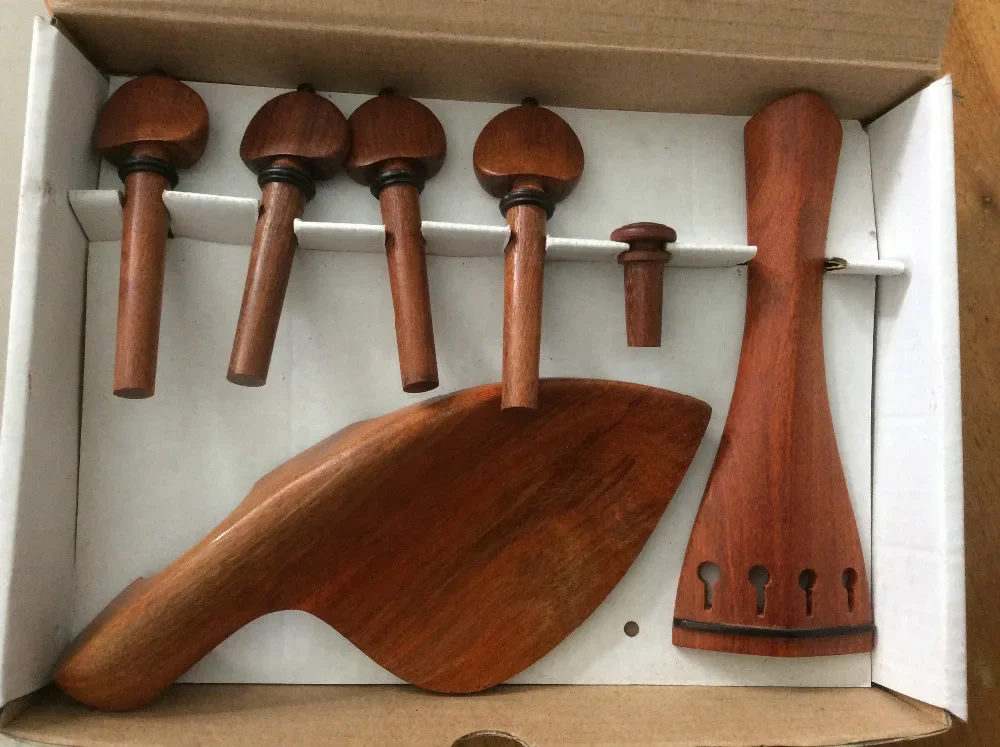 

pernambuco viola fittings one set of viola parts