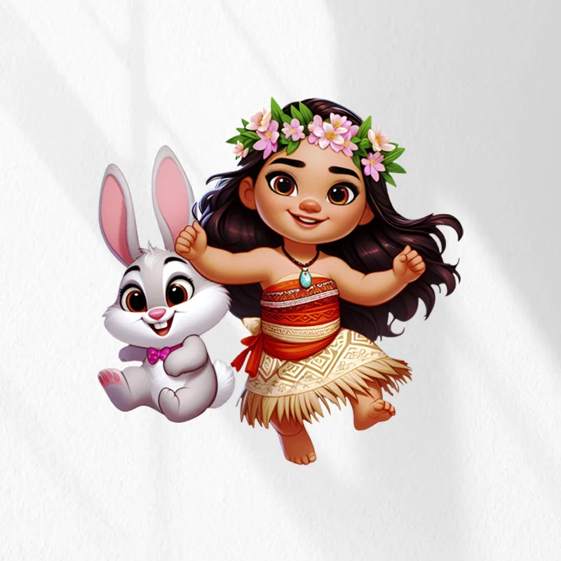 Moana Princess PVC Car Sticker Creative Design for Car Window Side Window Scratch Cover Handmade DIY Craft