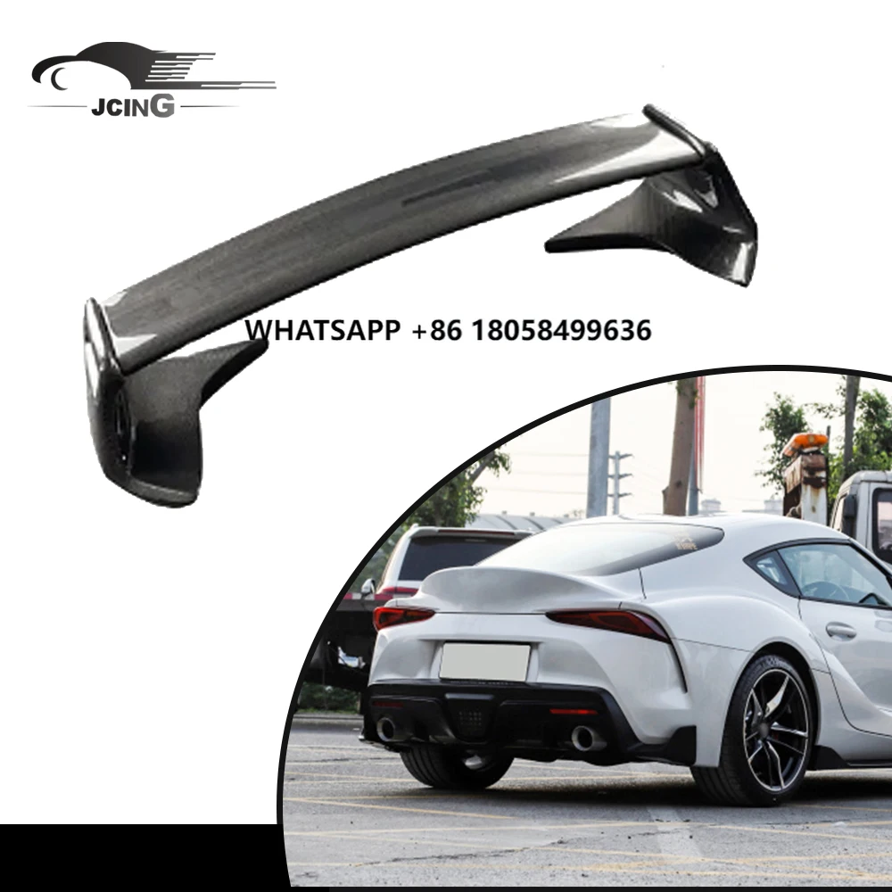 

Factory Wholesale Carbon Fiber Rear Spoiler for Toyta Supra 2019-2022 Trunk Spoiler Wing