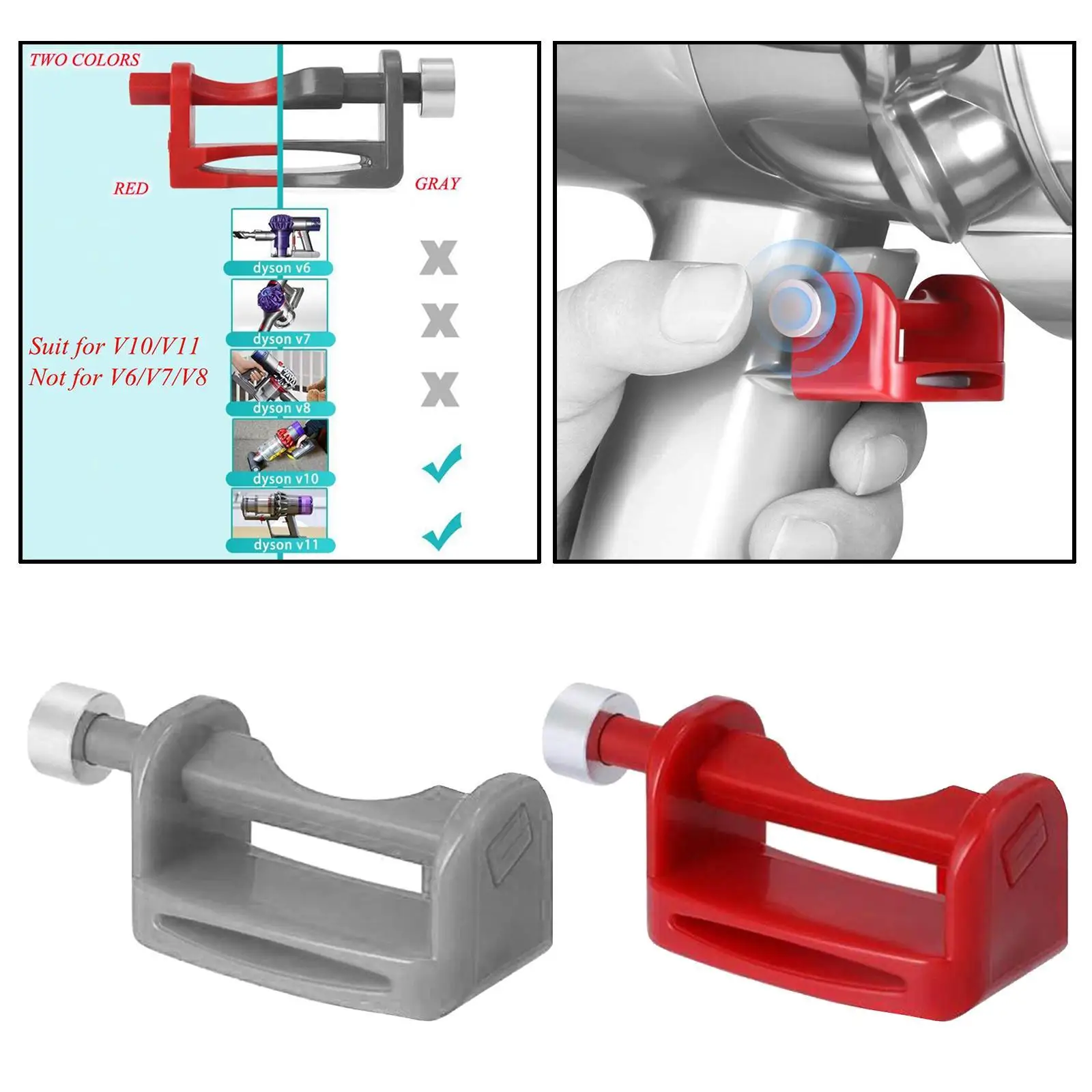 Trigger Lock Compatible with Cordless Stick Vacuum Cleaner Power Button Household Parts Accessory