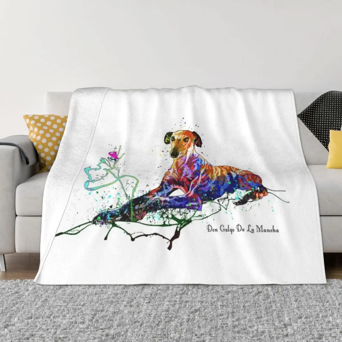 Don Galgo De La Mancha Throw Blanket Furry blankets ands Heavy Blankets