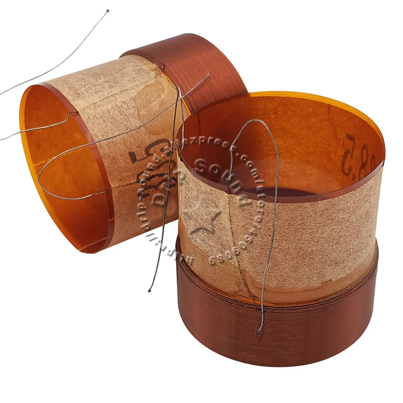 2X38.5มม.7-8Ohm KSV 38.5-Core 4-Layer ทองแดงลวด Bass ลำโพงเสียงวูฟเฟอร์ไดร์เวอร์เสียงลำโพงอะไหล่ซ่อม