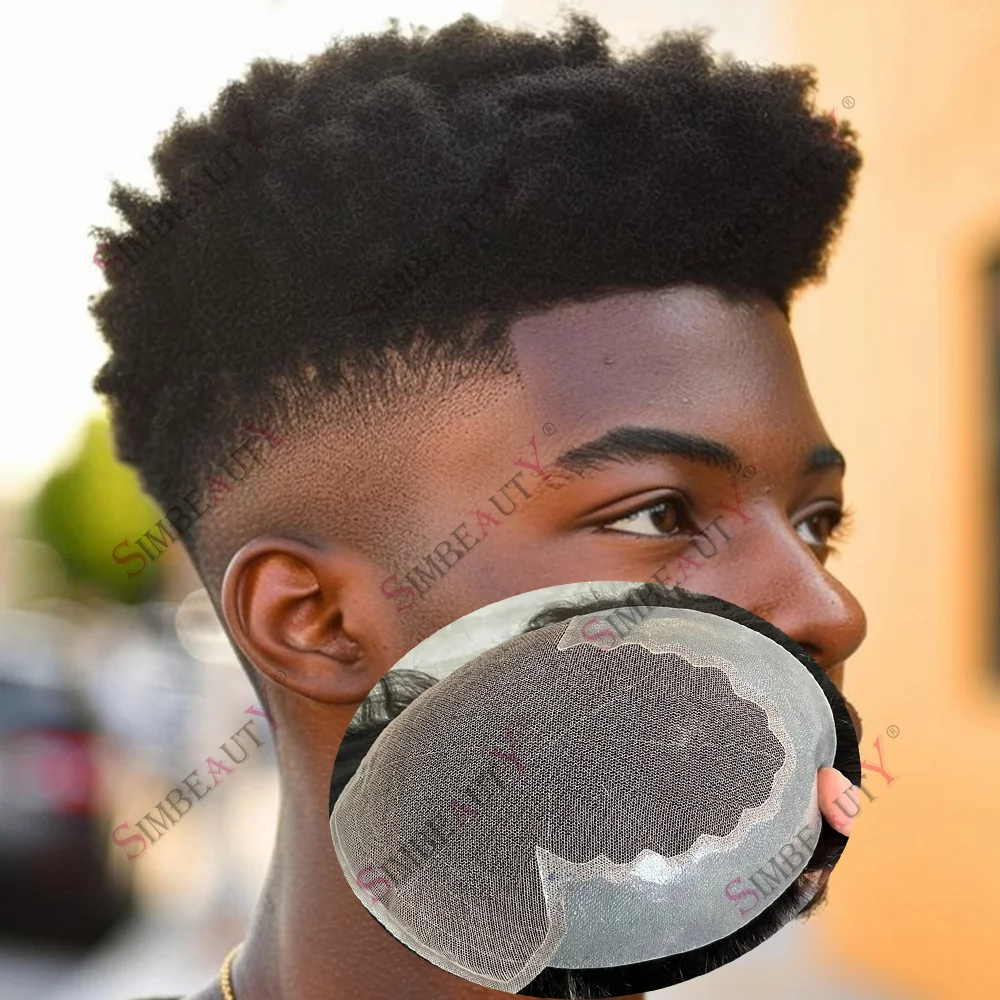 

Мужские парики и накладки для мужчин с афро-прической, 6 мм, 4 мм, с плотными кудрями Q6, с осветленными узлами, из кружевного и полиуретанового материала, европейские, из натуральных человеческих волос, для мужчин с облысением