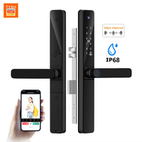 TYSH Tuya WiFi smart lock, IP68 outdoor waterproof, visual cat eye, WiFi remote unlocking, fingerprint lock, password lock