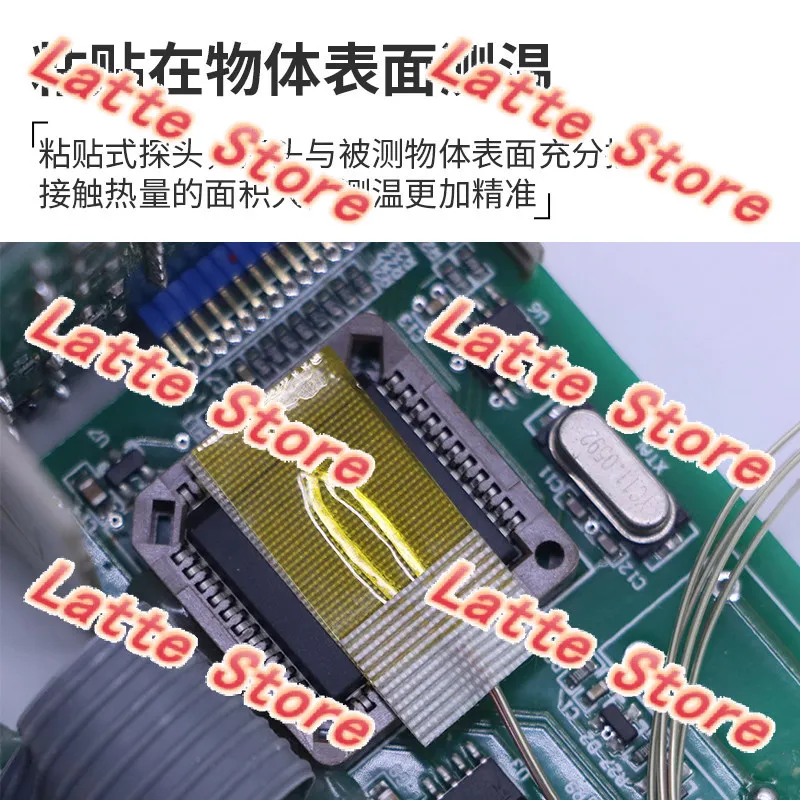 Surface Paste Type K Thermocouple SMD Thermal Resistance J T Type Temperature Measuring Line Sheet Temperature Sensor Probe
