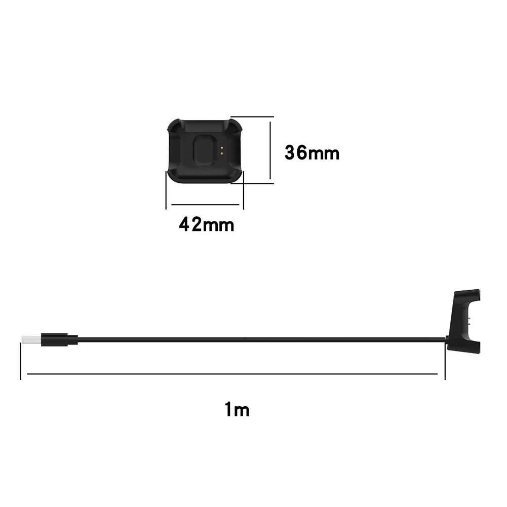 샤오미 미 워치 라이트용 전원 공급 장치 크래들 어댑터 충전기 크래들, 레드미 워치 USB 충전 케이블, 3 피트