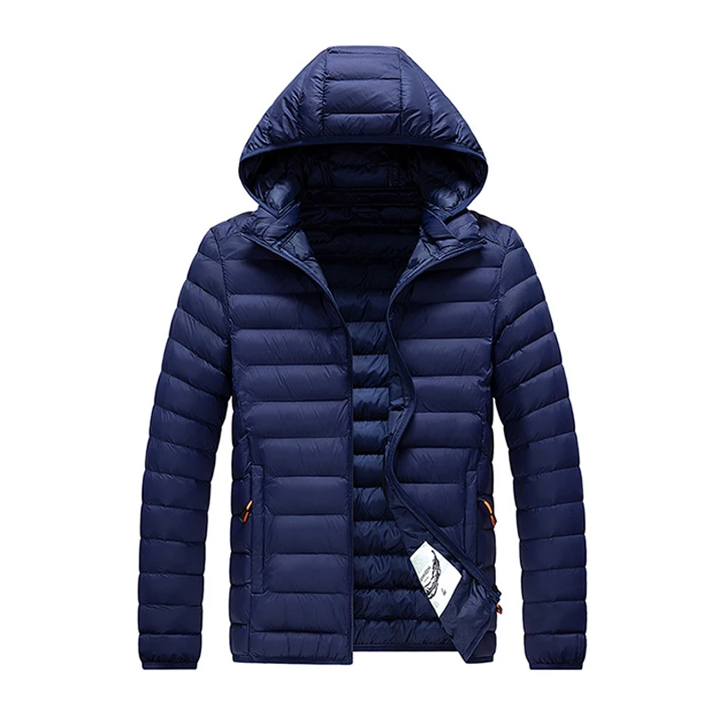 Winter Men\'s Warm Parkas Fashion Men Cotton Thicken Hooded Coats Men Sports Windbreaker Thermal Padded Jackets Clothing 8XL