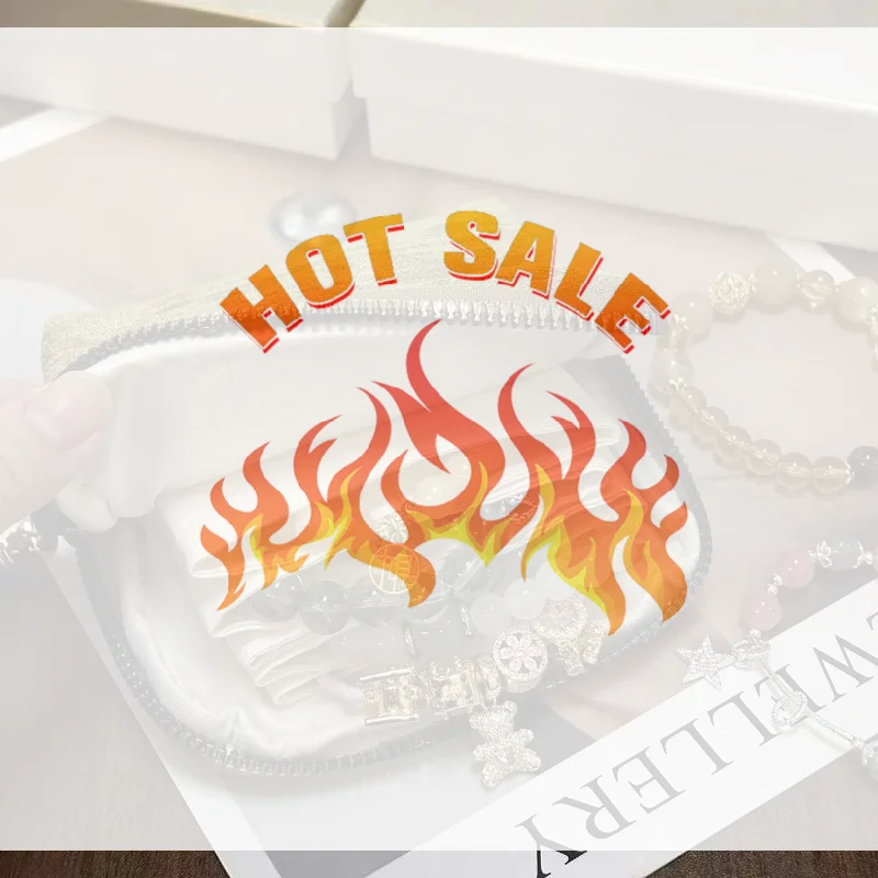 

5-Layer Jewelry Storage Bag Velvet Jewelry Pouch Bags For Watch Bracelet Rings Earrings Portable Travel Jewelry Case