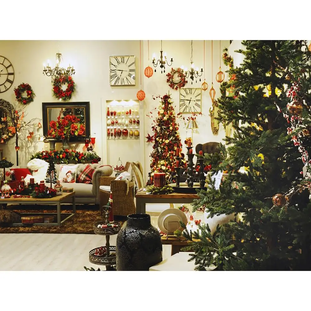 SHUOZHIKE Art Fabric Photography Backdrops  Prop Christmas Theme Photography Background  200509L-02