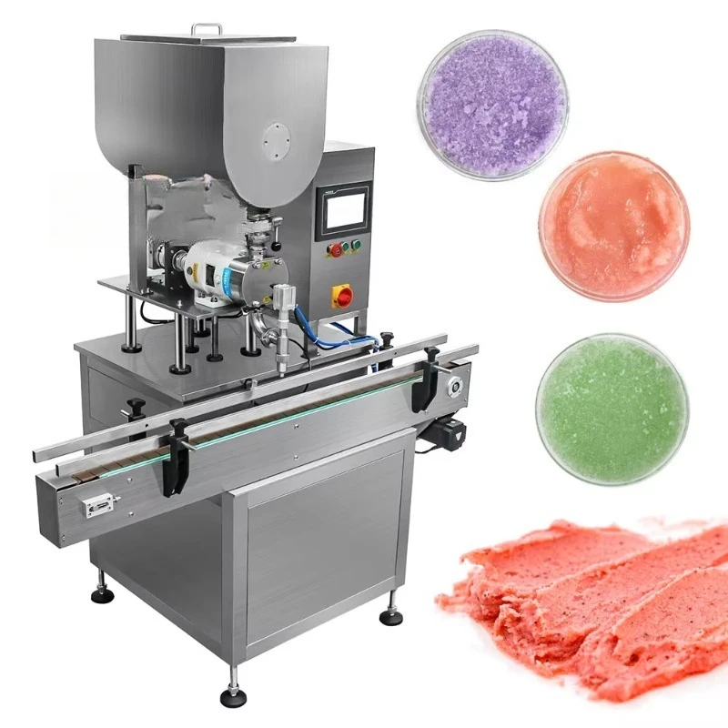 Customized Rotor Lope Pump Filler Viscous Liquid Detergent Shampoo Soap Lotion Face Cream Scrub Bottle Filling Machine