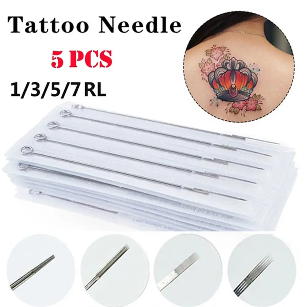 Accessori per tatuaggi sterilizzati professionali monouso in acciaio inossidabile Aghi per tatuaggi Shader per tatuaggi Aghi per tatuaggi