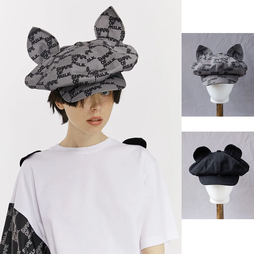

2025 НОВАЯ крутая мода y2k Hot Girl Rabbit Ears Ковбойский берет Кепка в стиле хип-хоп Женская и мужская бейсболка для вечеринок
