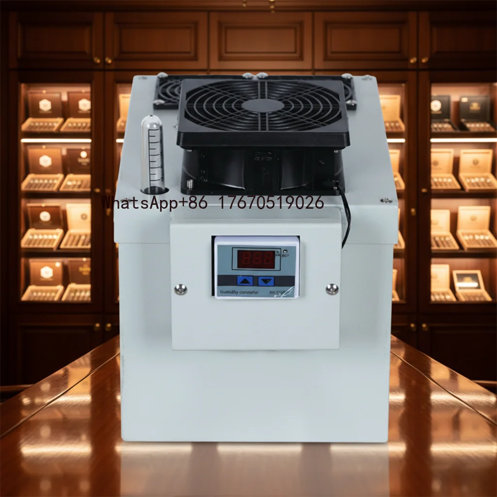 2026- YC-100 Electrical Humidifier Cigar House Cabinet Sheet Metal Maintains Optimal Humidity Prevents Cigars Drying 19x30x20cm