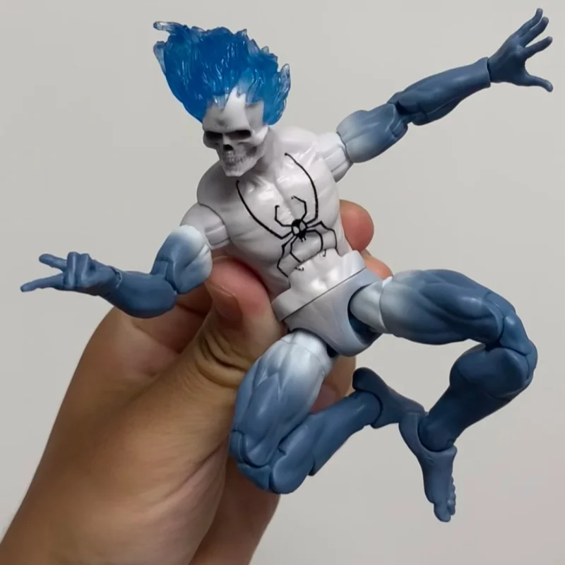 Genuine Marvel Legends Spirit Spider 6inch Mobile Doll Figure Model Garage Kit Anime Peripheral Action Figure Desktop Decoration