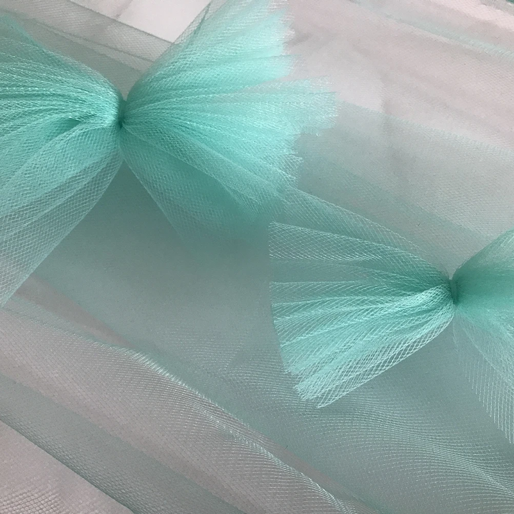 

25Yard Tulle Roll Bright Color Fine Mesh Cloth for Wedding Party Decoration DIY Tutu Craft Easy Storage Wash Quick Dry