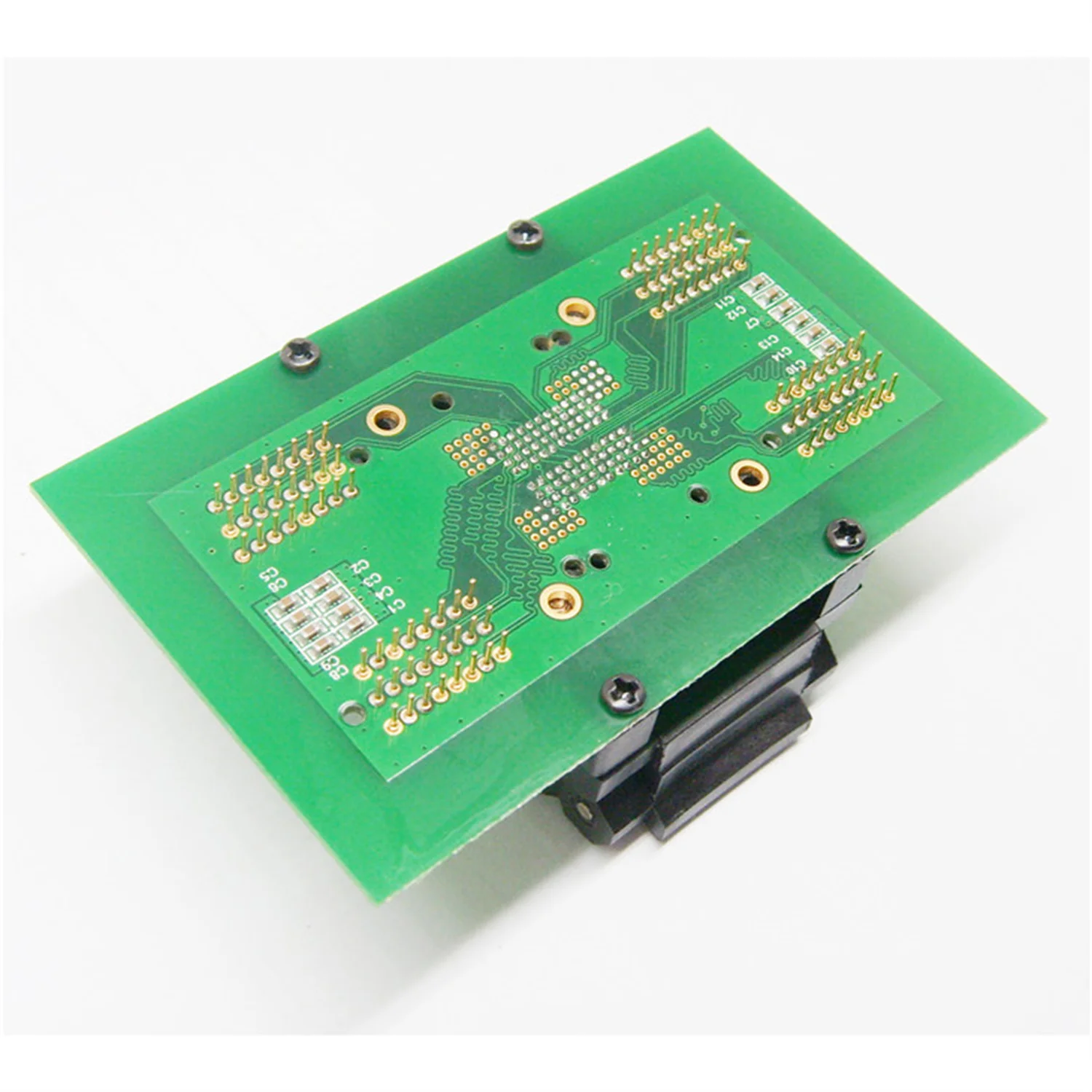 BGA132/BGA152 Test Socket to DIP96 adapter for SSD 8CE test ClamShell socket BGA152 Flash Memory Burn In Test IC Size optional