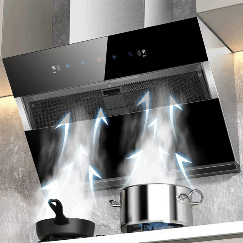 kitchen 900mm range hood intelligent range hood cooker chimney kitchen range hood