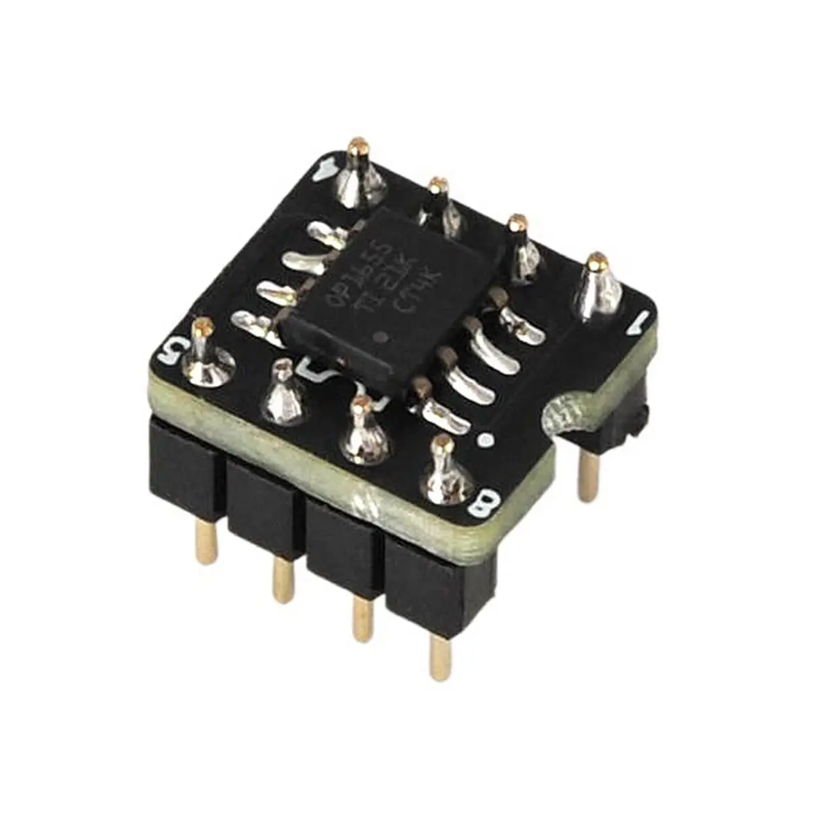 OPA1655 100mA High Current JFET Single Op Amp Low-Distortion Single Op-Amp, SMD to DIP, Thickened Pins