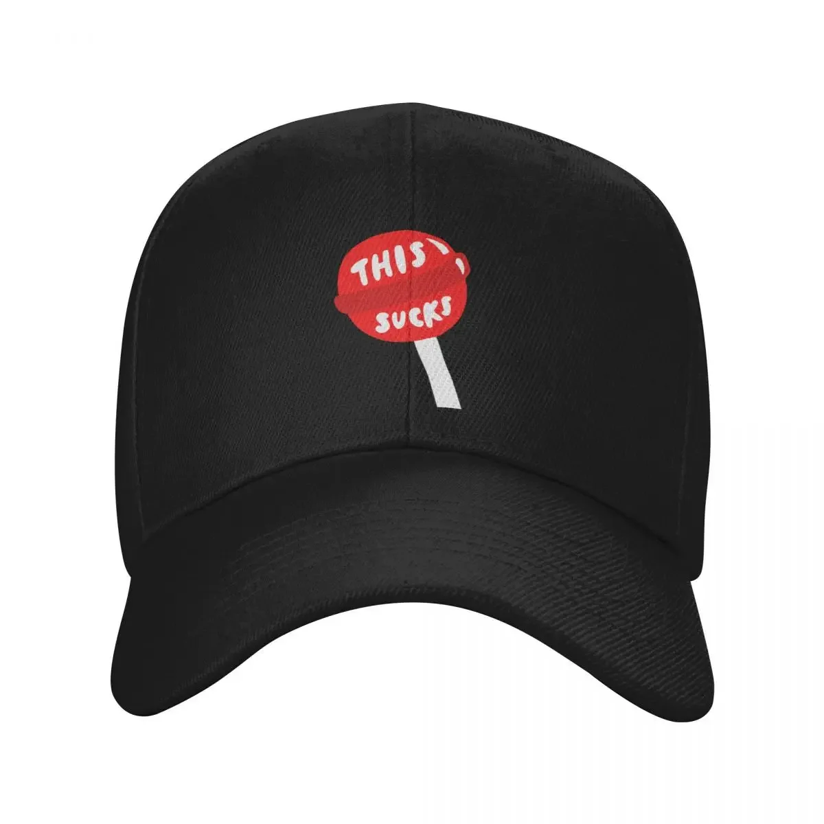 This Sucks Lollipop Baseball Cap Rugby Beach Golf Cap Trucker Hat For Women 2024 Men's