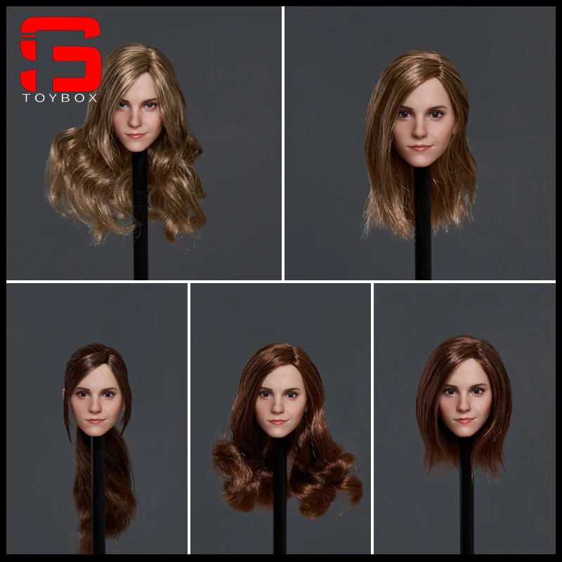 

Z6TOYS ZC012 1/6 Emma Watson Head Sculpt Movable Eyes Head Carving Model Fit 12'' Female Soldier Action Figure Body