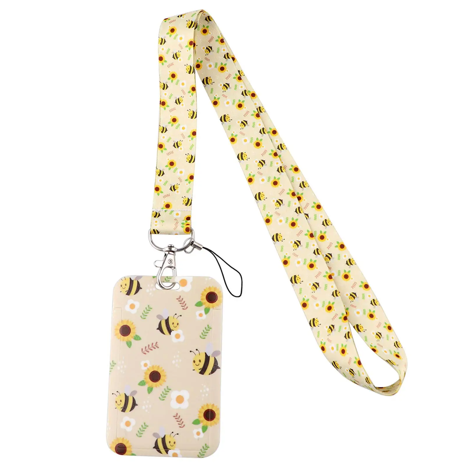ID Card Bag Case with Lanyard Fashion for Birthday Gift Game Cards Bus Card