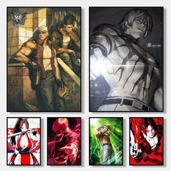 KOF The King of f-Fighters Poster Wall Art Print Poster Decorative Mural Modern Home Decor Birthday Gift Unframed Canvas Garage