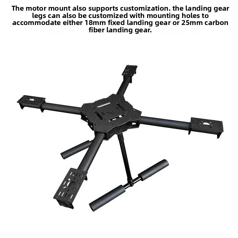 JMRRC – cadre quadrirotor en Fiber de carbone 900mm, avec train d'atterrissage fixe pour photographie aérienne, Drone X8 personnalisable
