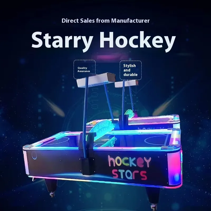 Factory Wholesale 2 Players Coin Operated Sports Game Machine With Electronic Scorer Arcade air Hockey Table Customized