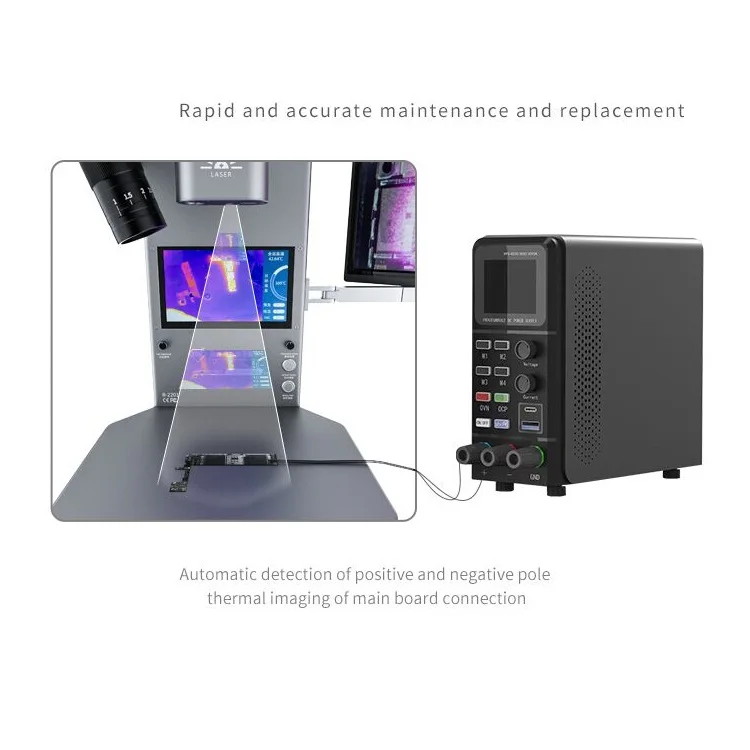 

LYBGA IR-777 Intelligent Thermal Infrared Imager Analyzer BGA Rework Station with Built-in Laser Heating & Desoldering Device
