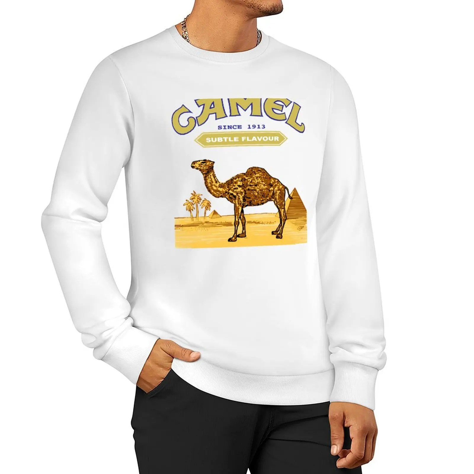 

Camel Cigarettes Sweatshirt korean style clothes men's sweat-shirt set japanese style sweatshirt for men