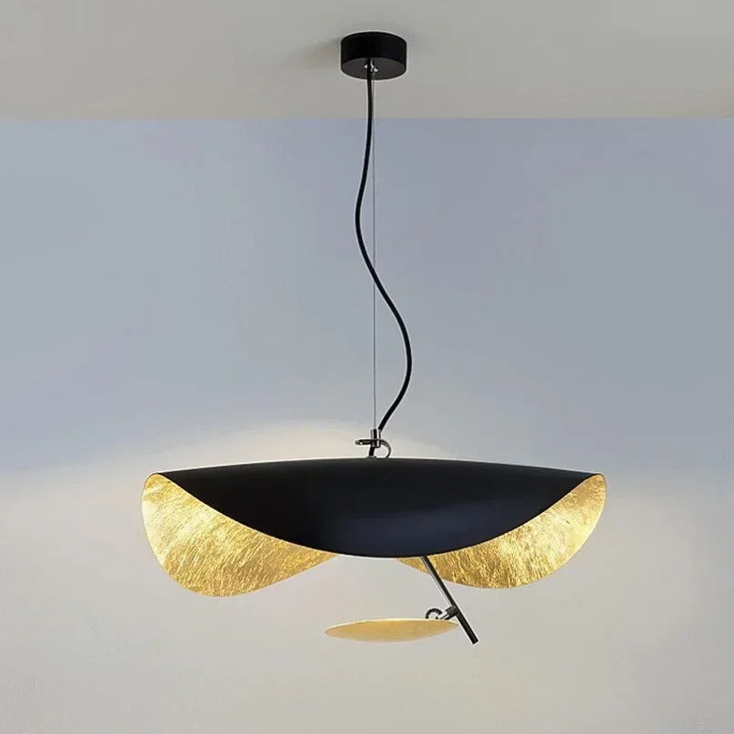 Catellani & Smith Lederam Manta Pendant Lamp Flying Saucer Hat Industrial Retro Replica Design Lamp White Black Pendant Light