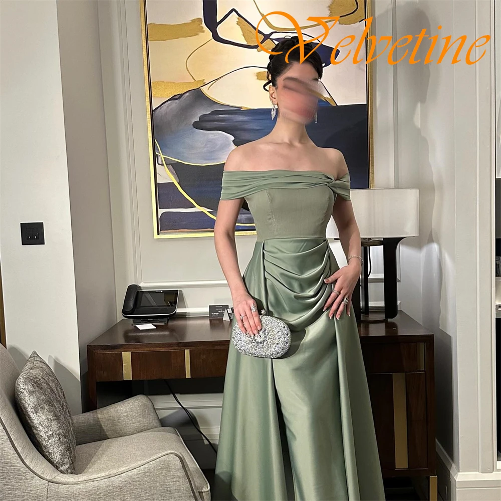 Robe de soirée gracieuse personnalisée à manches courtes, col bateau, robes de bal délicates avec traîne de balayage, robes d'occasion spéciale