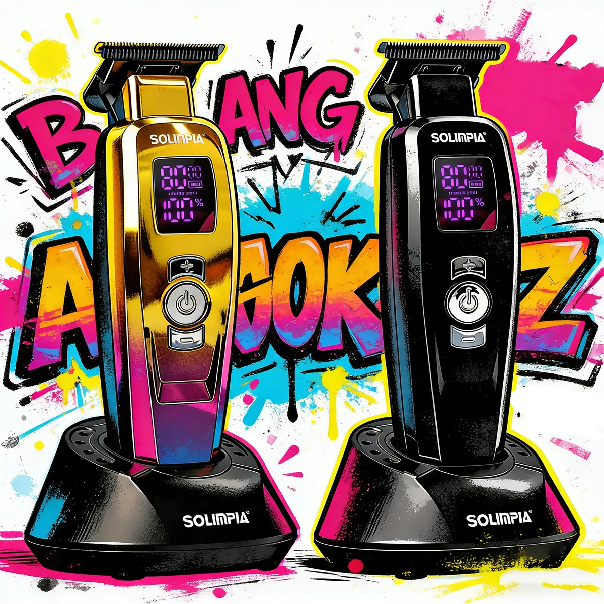 

Professional Trimmer HT-6853 Adjustable Speed 7000/7500/8000RPM DLC Coated High-Quality Stainless Steel Blades 0 Tooth with Base