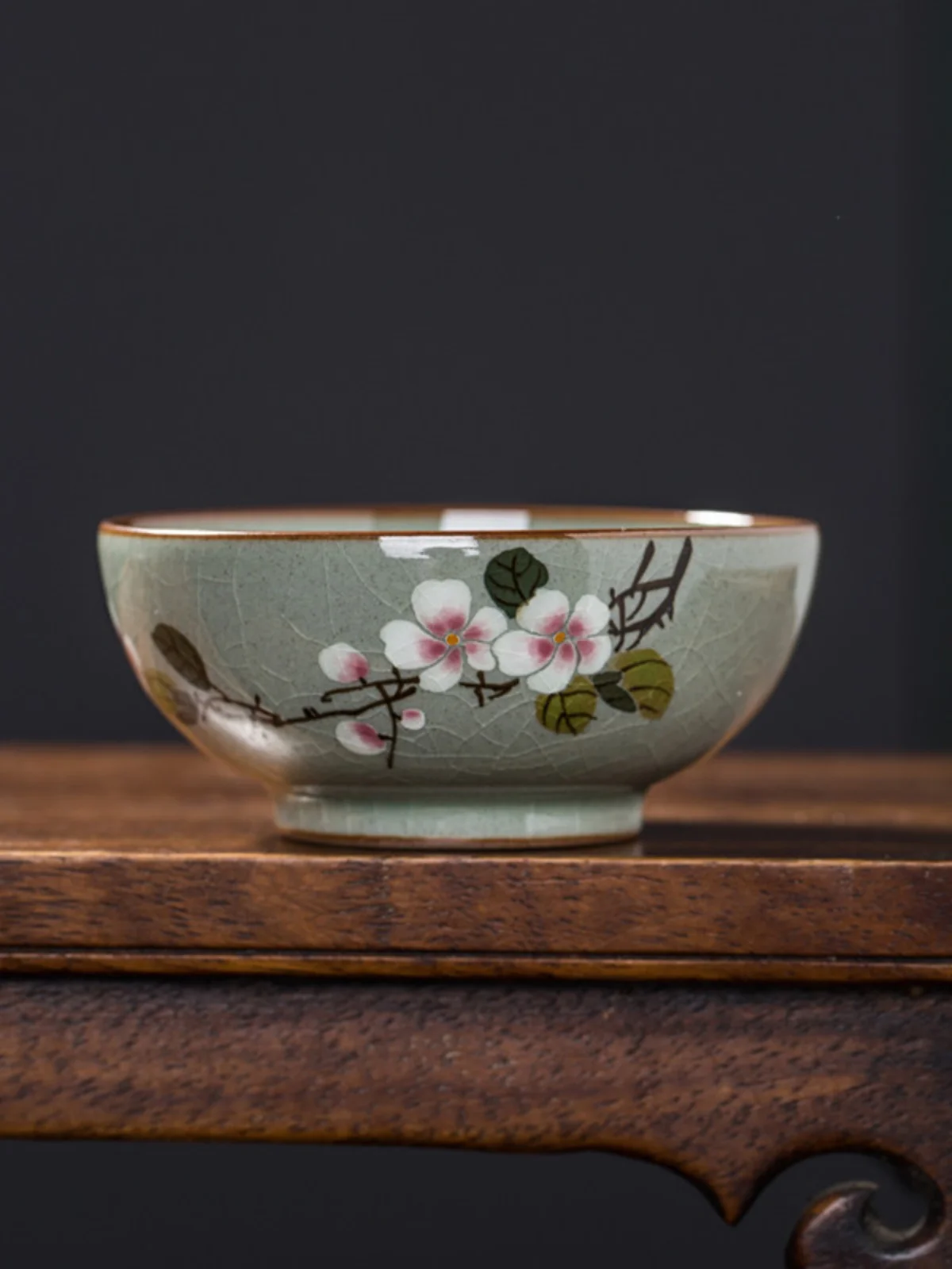

Hand-Painted Cerc Tea Cup Underglaze Color Lacape Owner Cup Single Cup Tasting Cup Tea Bowl Jingdezhen Cercs