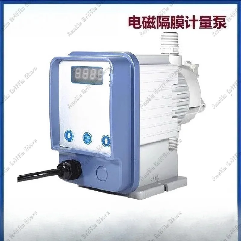 Electromagnetic Diaphragm Metering Pump Dosing Sewage Water Purification Chlorine Dioxide Disinfectant Car Wash Liquid Acid