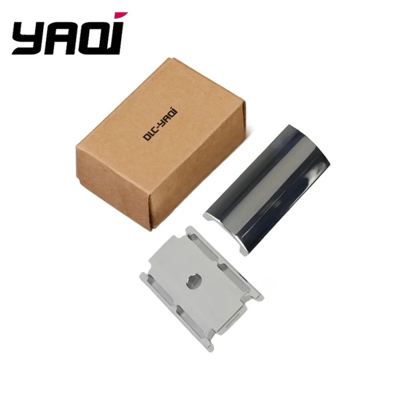 YAQI Sentinel SSP Polished Safety Razor Head 1.35mm Gap, 316 Stainless Steel for Barber Grade Close Shaving, Men's Grooming Tool