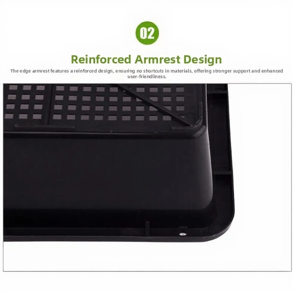 4 Black PP Drainage Mesh Trays 30x37x7.5cm for Soil Blocking For Microgreens Wheatgrass Herbs Cacti and Small Plant Transport