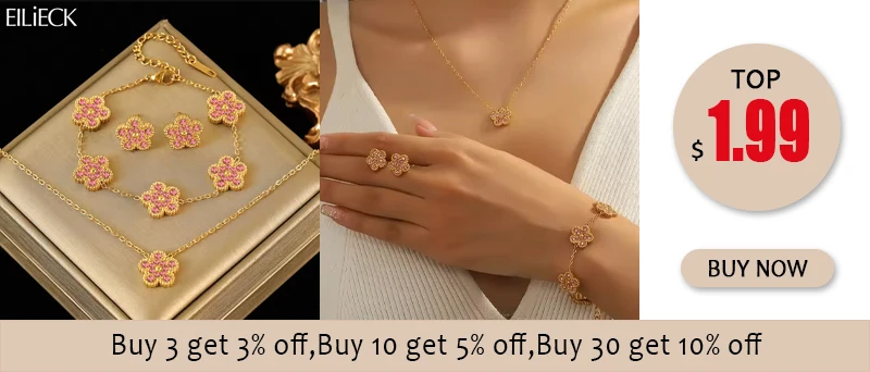 EILIECK 316L Edelstahl Seestern Muschel Perlen Halskette Armband Ohrringe Set für Damen Mode Wasserdichter Strand Schmuck Geschenk – Detail 5