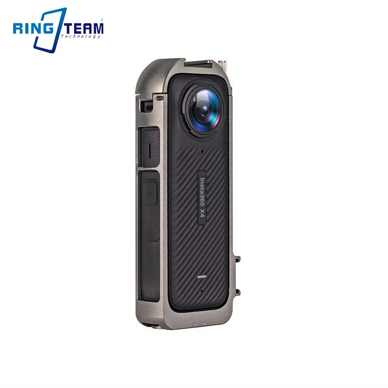 إطار واقي لـ Insta360 X4 ، سبائك الألومنيوم ، قفص أرنب ، حافظة واقية مع حذاء بارد ، ملحقات Insta ، X4