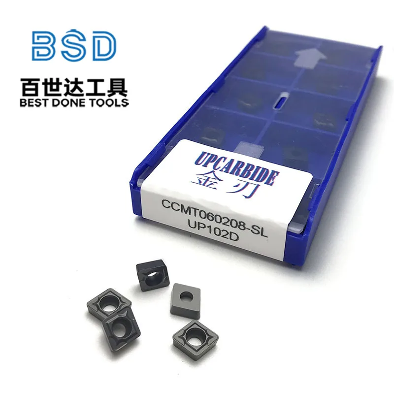 

CCMT Original Cut Carbide Turning Tools for LatheCCMT060208-SL OP1215 OKE CNC Cutting Inserts Machine OEM Supported