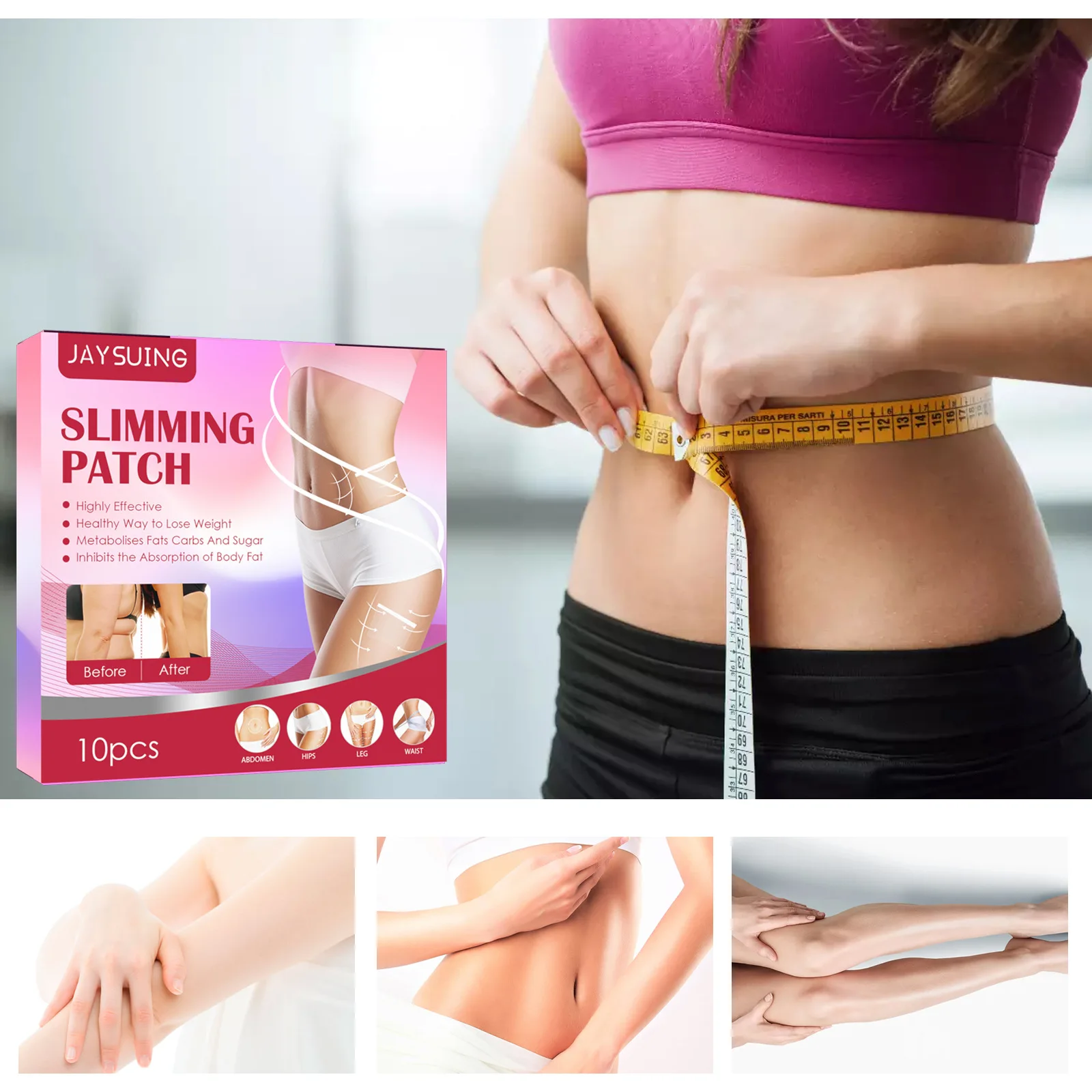 Body Shaping Stick Tights The Skin for Lazy People Light Body Small Waist for Lazy People Big Belly Shaping Moxa Umbilical Stick