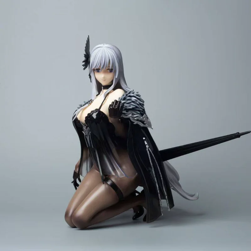 Spot Muse Laxi Silk. Misty Kneeling Model Tulle Black Silk Pure Desire Ornament Model New Millet