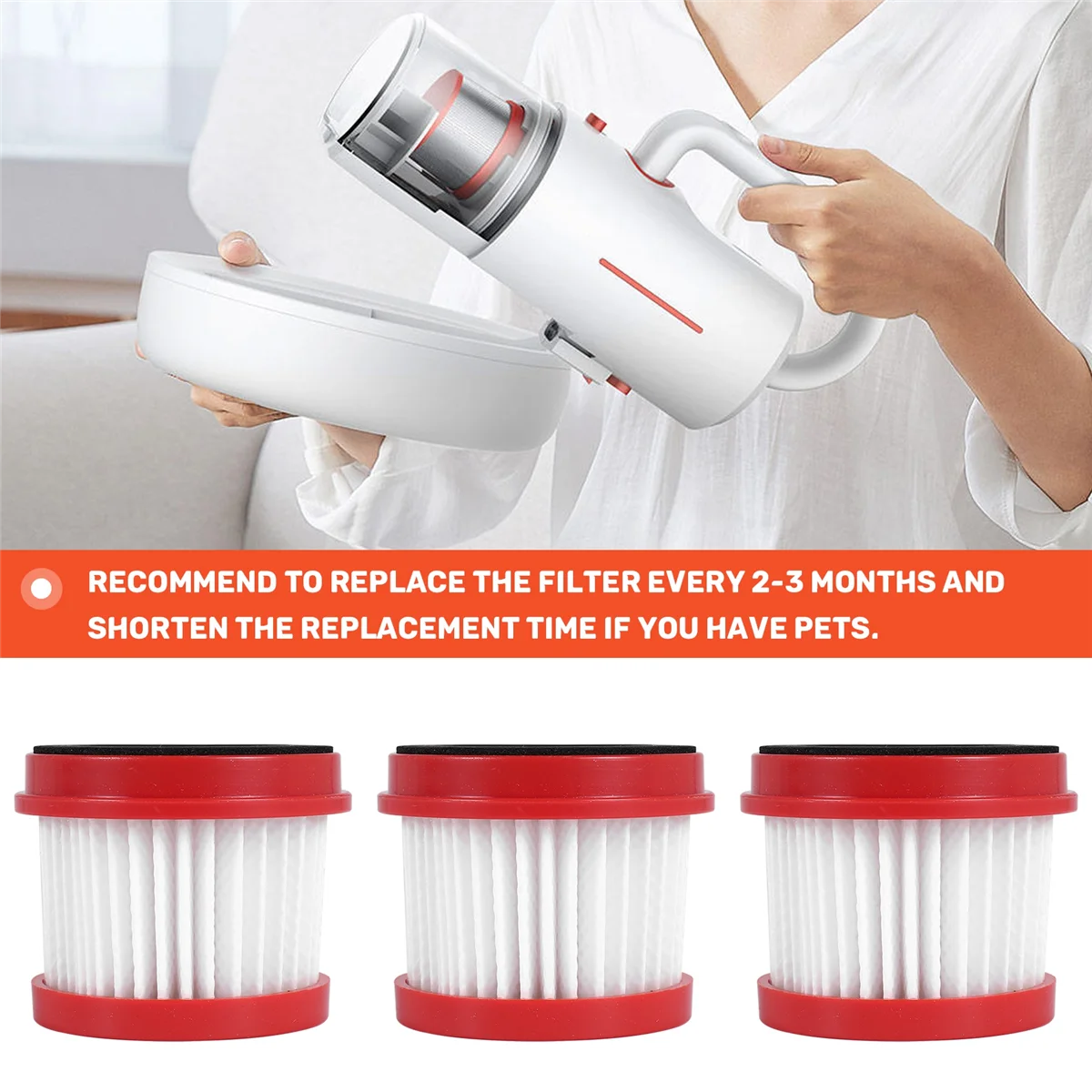 A66T For Xiaomi Deerma CM1900 CM1300 Household Handheld Vacuum Cleaner HEPA Filter Replacement Use Accessories Quality Parts