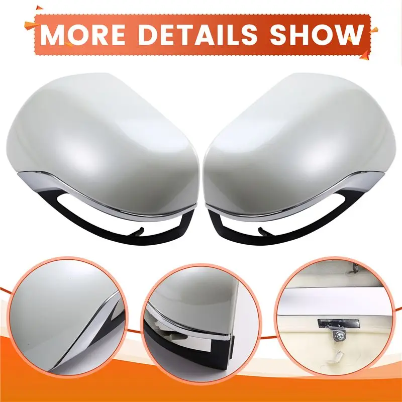 Car Left Right Rear Mirror Cover Shell For Toyota Land Cruiser 200 2008-2021 Land Cruiser Prado 150 2010-2021-N30R