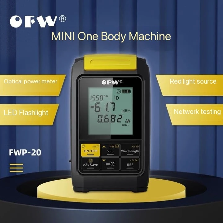 

4 in 1 OPM Multifunctional Optical Power Meter, Visual Fault Locator, Network Cable Test, Optic Fiber Tester, 1mW,20mW,30mW