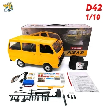 WPL D42 1/10 2.4GHZ RTR 4WD 260 motor RC full-scale simulation van model remote control car adult children&#x27;s toy gift box